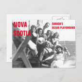 Nova Scotia Canada's Ocean Playground Post Briefkaart (Voorkant / Achterkant)