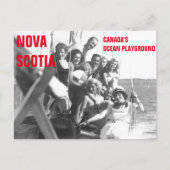 Nova Scotia Canada's Ocean Playground Post Briefkaart (Voorkant)