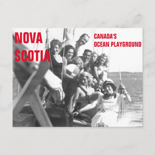 Nova Scotia Canada's Ocean Playground Post Briefkaart (Voorkant)
