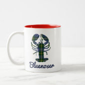 Nova Scotia Coffee tea cup Lobster Bluenoser Tweekleurige Koffiemok (Links)