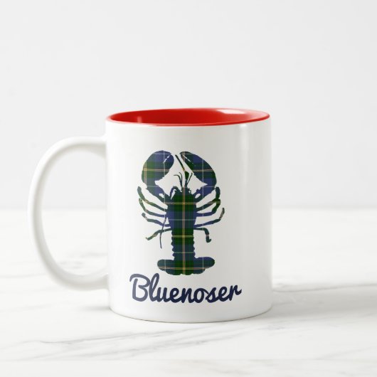 Nova Scotia Coffee tea cup Lobster Bluenoser Tweekleurige Koffiemok (Links)