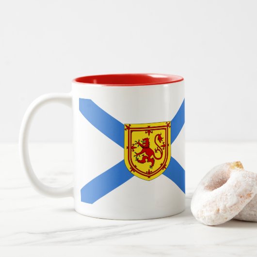 Nova Scotia Coffee tea cup mok (Met donut)