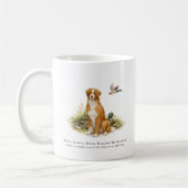 Nova Scotia Duck Toller Dog & Breed Quote Koffiemok (Links)