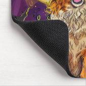 Nova Scotia Duck Toller Halloween Heksenpompoen Muismat (Hoek)