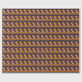 Nova Scotia Duck Toller Halloween Witch Pumpkin Cadeaupapier (Vlak)