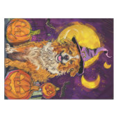 Nova Scotia Duck Toller Halloween Witch Pumpkin Tafelkleed (Voorkant (Horizontaal))