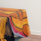 Nova Scotia Duck Toller Halloween Witch Pumpkin Tafelkleed (Voorbeeld)