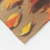 Nova Scotia Duck Toller Herfstbladeren Thanksgivin Fleece Deken (Hoek)