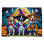 Nova Scotia Duck Toller Pompoen Halloween Grappig Groot Cadeauzakje (Voorkant)