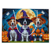 Nova Scotia Duck Toller Pompoen Halloween Grappig Groot Cadeauzakje (Achterkant)