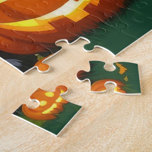 Nova Scotia Duck Toller Pompoen Halloween Grappig Legpuzzel (Zijkant)