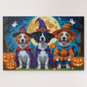 Nova Scotia Duck Toller Pompoen Halloween Grappig Legpuzzel (Horizontaal)
