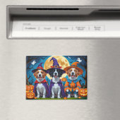 Nova Scotia Duck Toller Pompoen Halloween Grappig Magneet (Insitu (Vaatwasser))