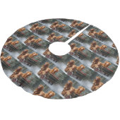 Nova Scotia Duck Toller Retriever Sneeuwslee Kerstboom Rok (Gekanteld)