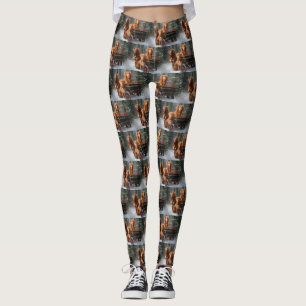 Nova Scotia Duck Toller Retriever Sneeuwslee Leggings