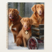 Nova Scotia Duck Toller Retriever Sneeuwslee Planner (Voorkant)