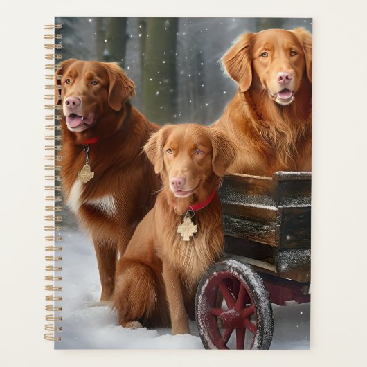 Nova Scotia Duck Toller Retriever Sneeuwslee Planner (Voorkant)