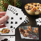 Nova Scotia Duck Toller Retriever Sneeuwslee Pokerkaarten (Insitu)