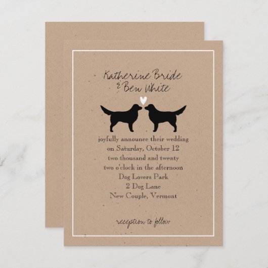 Nova Scotia Duck Tollers Weddenschap Kaart (Voorkant / Achterkant)