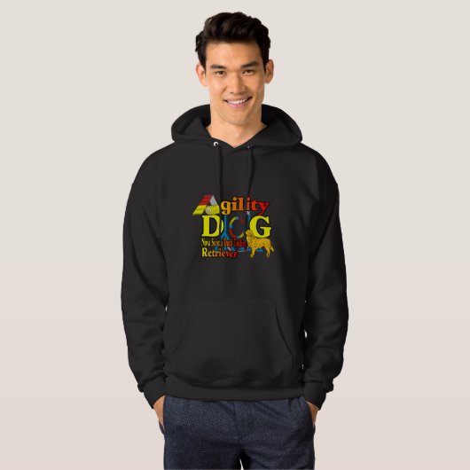 Nova Scotia Duck Tolling Agility Hoodie (Voorkant volledig)