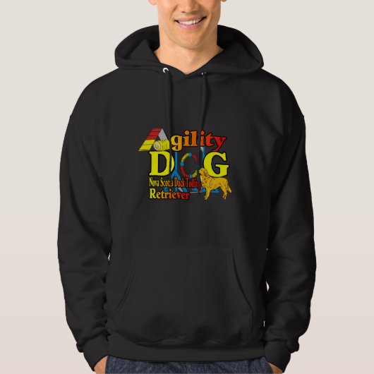 Nova Scotia Duck Tolling Agility Hoodie (Voorkant)