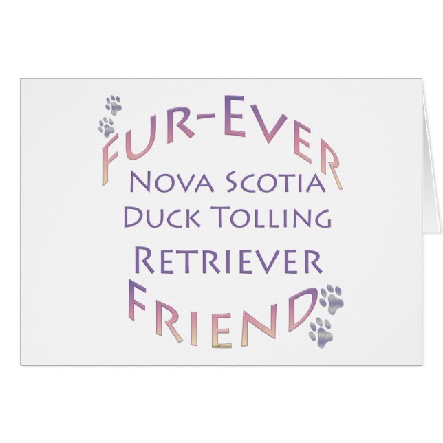 Nova Scotia Duck Tolling Furever (Voorkant Horizontaal)