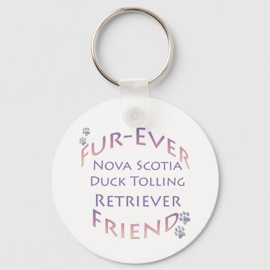 Nova Scotia Duck Tolling Furever Sleutelhanger (Voorkant)
