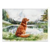 Nova Scotia Duck Tolling Retriever - 5" x 7" Kaart (Voorkant Horizontaal)