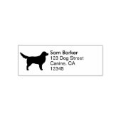 Nova Scotia Duck Tolling Retriever Adres Zelfinktende Stempel (Design)