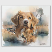 Nova Scotia Duck Tolling Retriever, Art Cadeaupapier (Vlak)