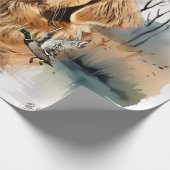 Nova Scotia Duck Tolling Retriever, Art Cadeaupapier (Hoek)