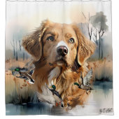 Nova Scotia Duck Tolling Retriever, Art Douchegordijn (Voorkant)