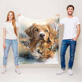 Nova Scotia Duck Tolling Retriever, Art Fleece Deken