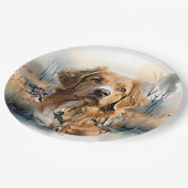 Nova Scotia Duck Tolling Retriever, Art Papieren Bordje (Gekanteld)