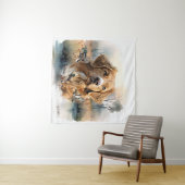 Nova Scotia Duck Tolling Retriever, Art Wandkleed (In Situ (horizontaal))