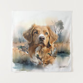 Nova Scotia Duck Tolling Retriever, Art Wandkleed (Voorkant)