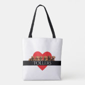 Nova Scotia Duck Tolling Retriever Canvas tas (Achterkant)