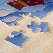 Nova Scotia Duck Tolling Retriever Christmas Boat Legpuzzel (Zijkant)