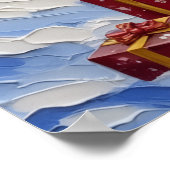 Nova Scotia Duck Tolling Retriever Christmas Boat Poster (Hoek)