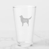 Nova Scotia Duck Tolling Retriever Custom Toller Glas (Achterkant)