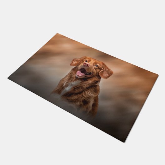 Nova Scotia Duck Tolling Retriever Deurmat (Schuin)