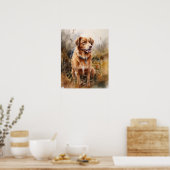 Nova Scotia Duck Tolling Retriever Dog Art Poster (Keuken)