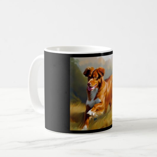Nova Scotia Duck-Tolling Retriever Dog Koffiemok (Voorkant links)