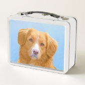 Nova Scotia Duck Tolling Retriever Dog Painting (Achterkant)