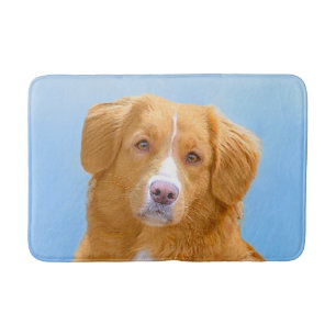 Nova Scotia Duck Tolling Retriever Dog Painting Badmat