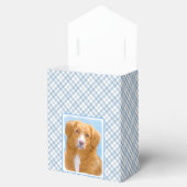 Nova Scotia Duck Tolling Retriever Dog Painting Bedankdoosjes (Geopend)