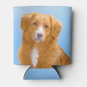 Nova Scotia Duck Tolling Retriever Dog Painting Blikjeskoeler (Voorkant)