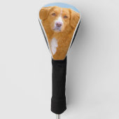 Nova Scotia Duck Tolling Retriever Dog Painting Golfheadcover (Voorkant)