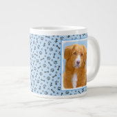 Nova Scotia Duck Tolling Retriever Dog Painting Grote Koffiekop (Voorkant rechts)