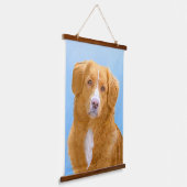 Nova Scotia Duck Tolling Retriever Dog Painting Hangend Wandkleed (Gebogen)